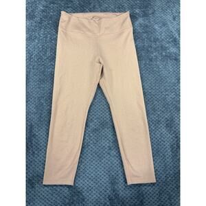 Nike Dri-fit Capri Cropped Workout Athletic Gym Leggings size Lg- Peach